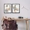 Stupell Industries Abstract Beige Brush Stroked Neutrals 2 pc Framed Floater Canvas Wall Art Set Design by Stella Chang